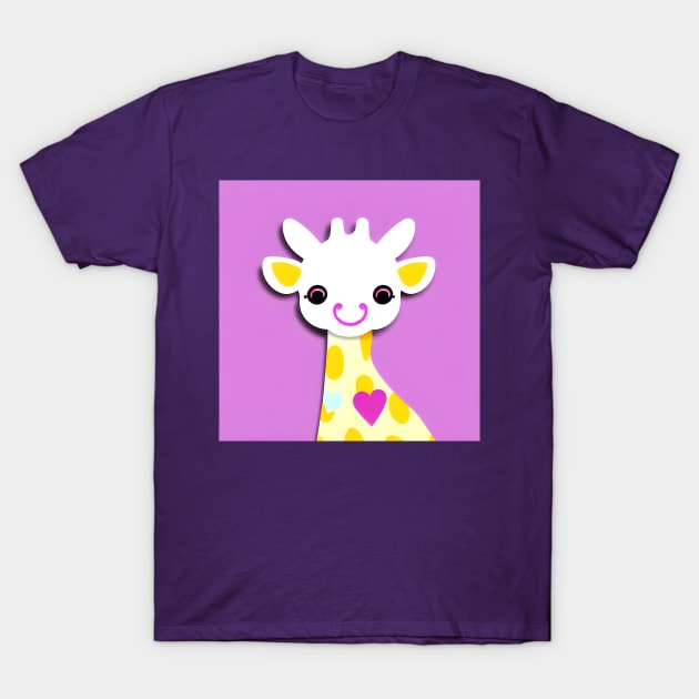 Giraffe T-Shirt by AlienMirror